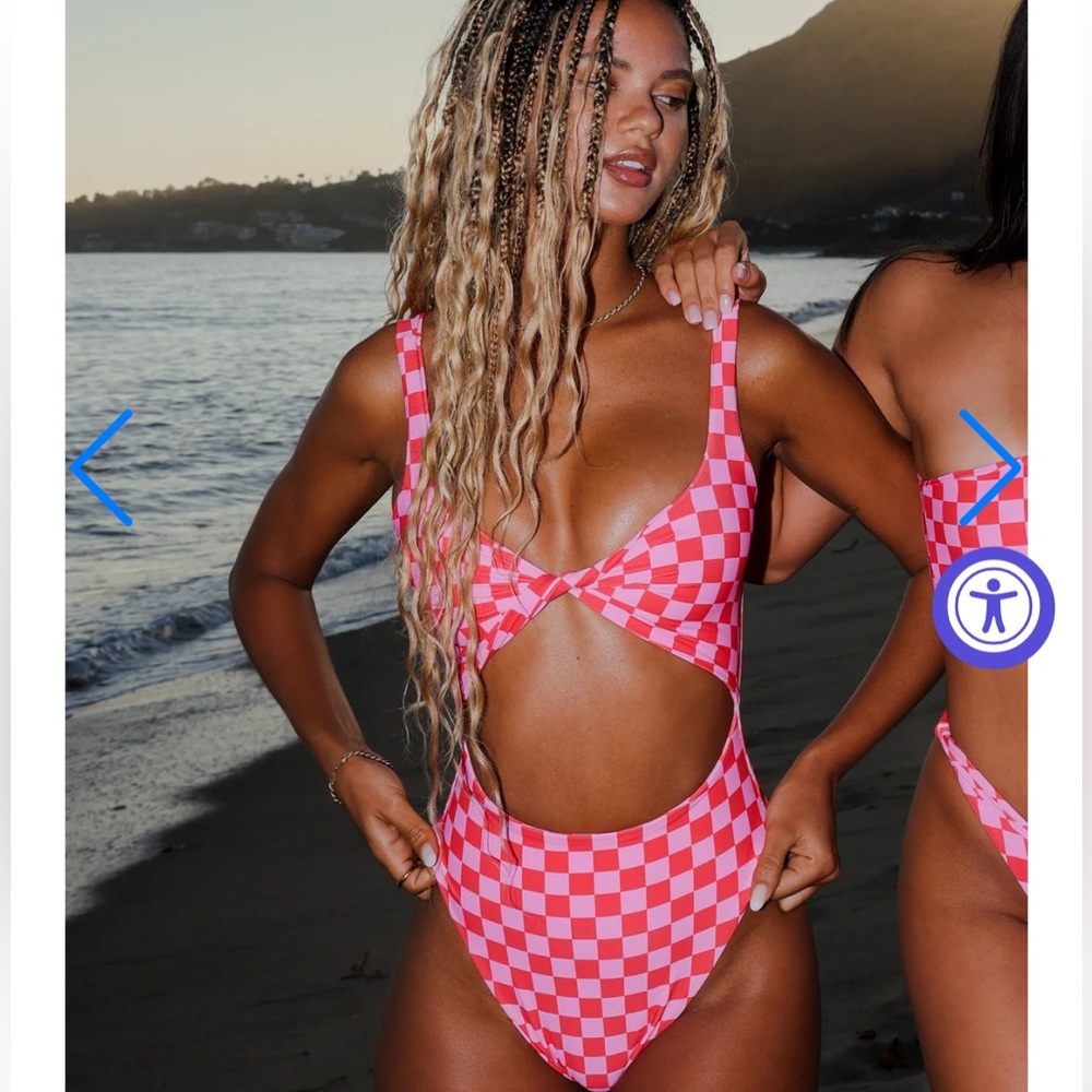 Skatie Pink One Piece Swimsuit Chloe One Piece - Daytona